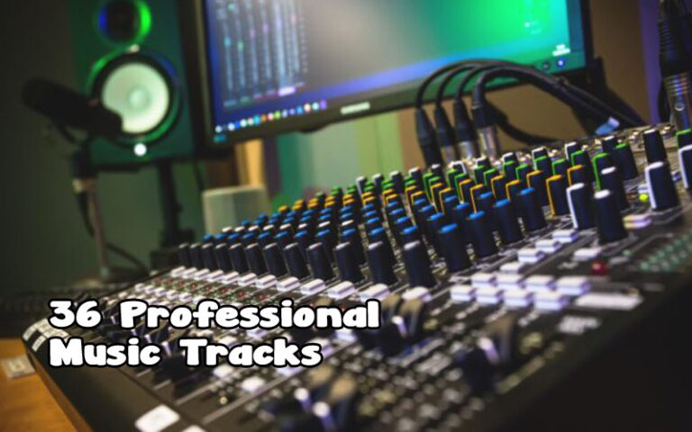 36 Professional Music Tracks